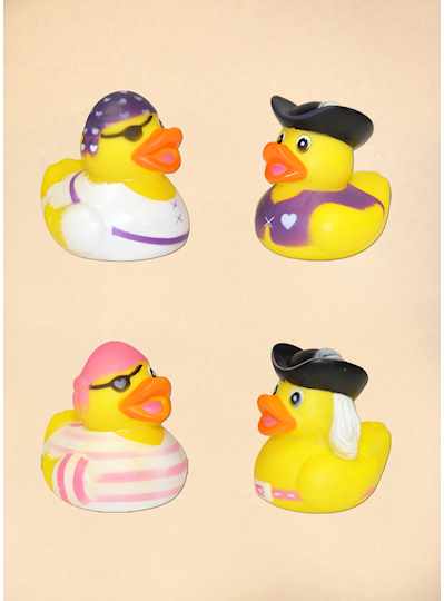 2" Girly Pirate Rubber Ducks - DOZEN