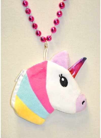 33" 7MM Prism Pink And Silver Unicorns - CASE - 10