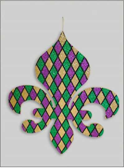 7.5" x 7.5" Happy Mardi Gras Slate Trivet  - Copy