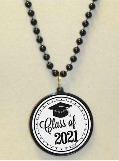 2021 Graduation Beads Graduation Decals in Black