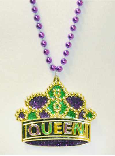 Glitter Mardi Gras Queen Polystone - Copy