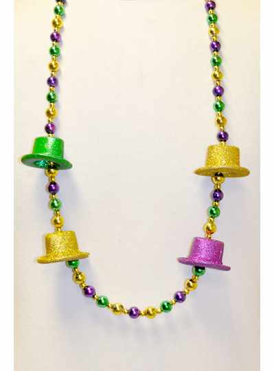 42" W/4 PGG GLITTER TOP HATS