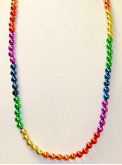 41" 12mm Round Metallic Rainbow Theme - K-697