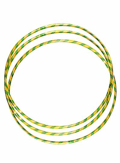 Plush Dolls & Toys -26" Hula Hoop Green and Gold S