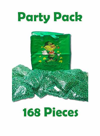 48" 12MM Green Party Pack 168 Pieces - Case
