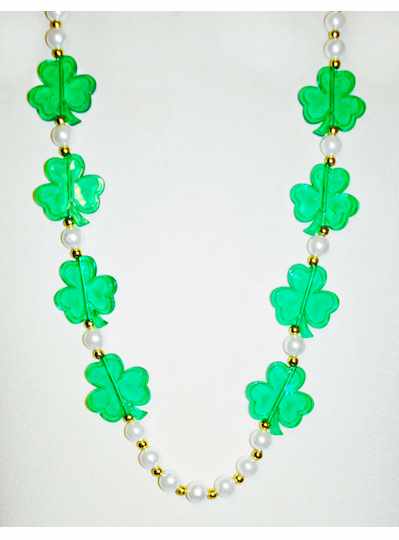 38" Handstrung Eight Green Shamrocks