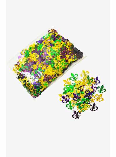 Purple, Green and Gold Crown Confetti -2 OZ - Copy