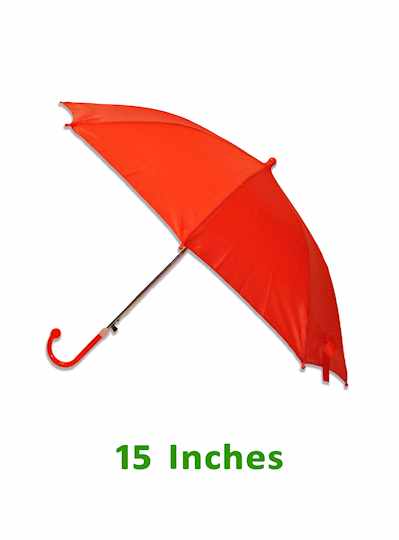 Second-Line Umbrella 15" Red Panels