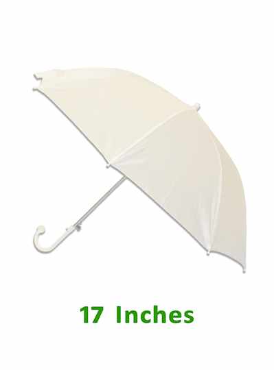 17" Umbrella White Wedding Second Line