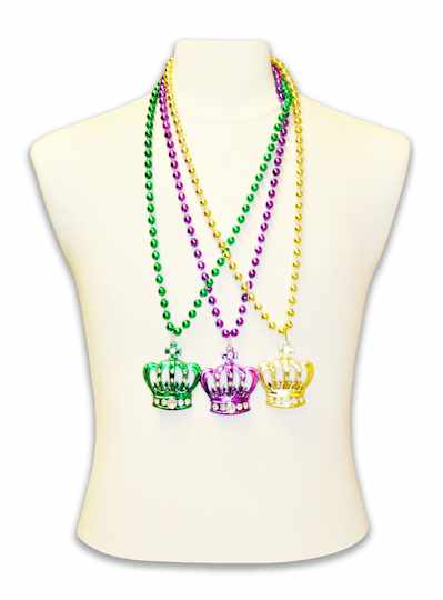 mardi gras beads by the dozen