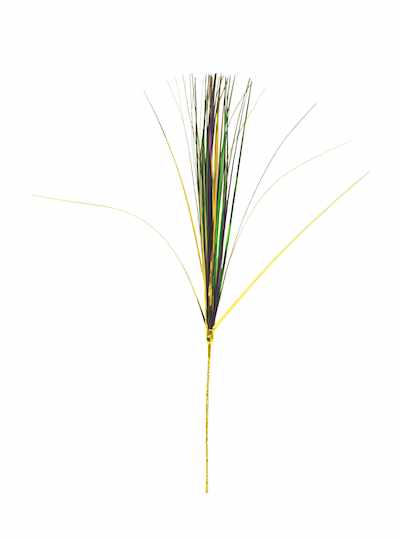 21" Spray Purple, Green and Gold Onion Grass Mardi