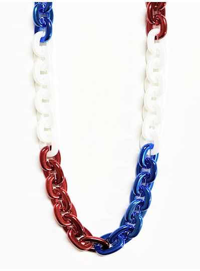 42" Heavy Chain Section Red, White & Blue Patrioti