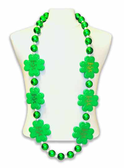 60" 30MM Metallic Green/12MM White Spacers W/ Happ