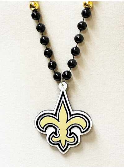 NFL New Orleans Saints Black, Gold and White Logo 