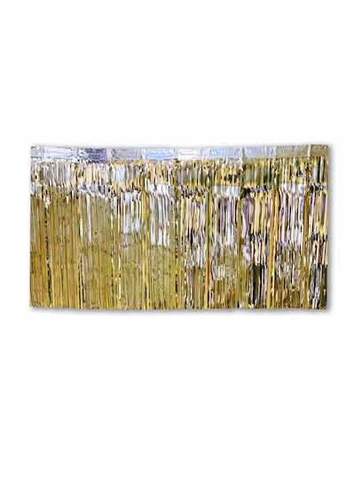 10 x 15" Metallic Gold Fringe