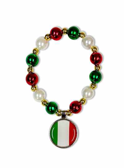 8" Bracelet with Italian Charm