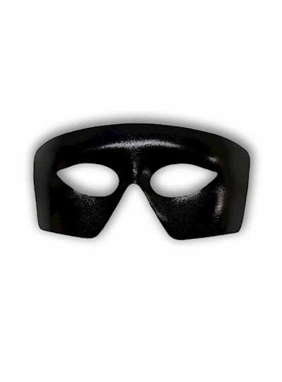 Black Mardi Gras Eye Mask - EACH
