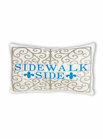 9" x 6" Plush Sidewalk Side Pillow - BAG - 9 PIECE