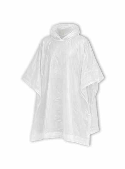 Clear Reusable Mardi Gras Poncho - DOZEN - 12 PIEC