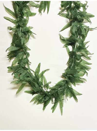 Marijuana Lei Luau Green - DOZEN