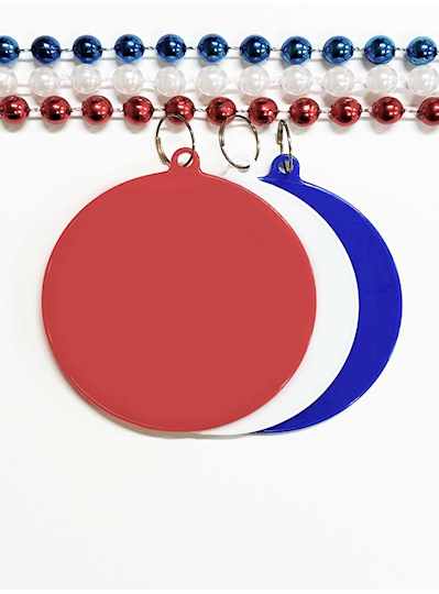 Do It Yourself Discs Red, White & Blue Mix - DOZEN
