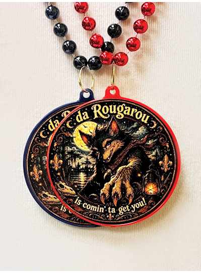 Halloween Beads - Rougarou - DOZEN - 12 Necklaces