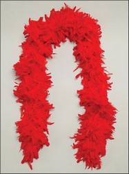 Feather Boa Red