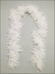 Feather Boa White