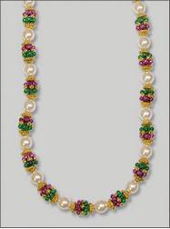 Handstrung Mardi Gras Beads
