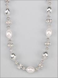 Wedding Beads Elegant Silver Clusters