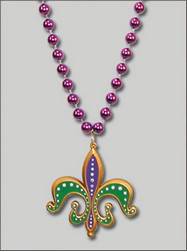 Mardi Gras Themes Fleur de Lis Medallions