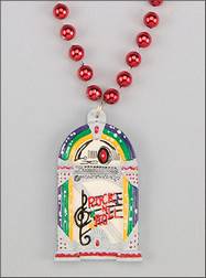 Music Theme Mardi Gras Beads