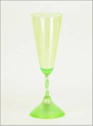 Tableware Green Lightup Champagne Glass