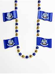 New Orleans Beads Louisiana State Flags