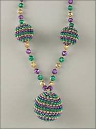 Handstrung Mardi Gras Beads