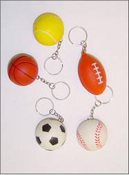 Sports Themes Sports Keychain Mix