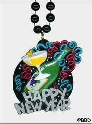 New Years Mardi Gras Beads