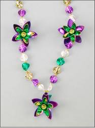 Handstrung Mardi Gras Beads