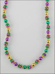 Handstrung Mardi Gras Beads
