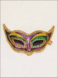 Gift Items Purple, Green and Gold Mask Box