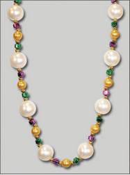 Handstrung Mardi Gras Beads