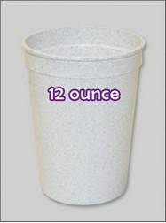 Plastic Cups 12 Ounce Granite