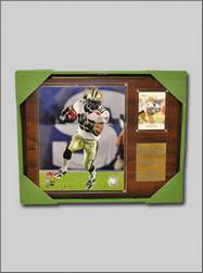 New Orleans Saints Reggie Bush Plaque