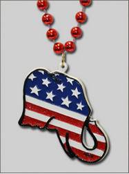 Patriotic Beads Republican Elephant
