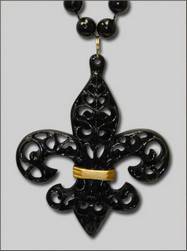 Fleur de Lis Themes Black Scroll Fleur de Lis