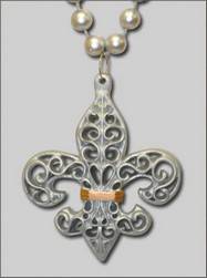 Fleur de Lis Themes Silver Scroll Fleur de Lis