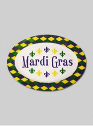 Tableware 19" Harlequin Pattern Porcelain Platter