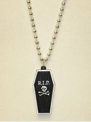 Halloween Beads R.I.P. Coffin