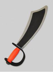 Plush Toys - Foam Pirate Sword in Red & Black