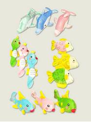 Plush Dolls & Toys - Colorful Fish Assortment
